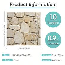 3D Wall Panels - Xám trắng - Xem 6