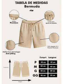 Men's T-Shirt And Shorts Set - New Summer Collection - Modern - Premium Cotton - Kacang pistachio - View 4