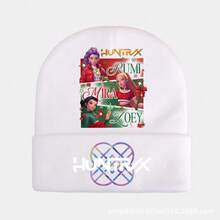 1pc Kids Knitted Hat, Kpop Hunter Cartoon Children Headwear, Cute Cap