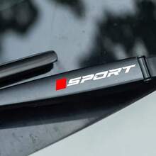 2 Pcs Car Windshield Stickers Waving Rear Wiper Stickers Are Available For All Car Models - A - View 3