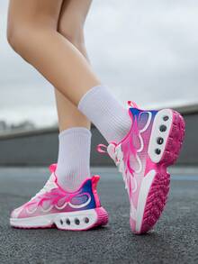 2026 New Versatile Plus Size Lightweight Breathable Mesh Sneakers, Mesh Casual Shoes, Air Cushion Running Shoes, Women's Sports Shoes, Women's Pink Sports Shoes, Women's Comfortable Casual Shoes, Soft Bottom Soft Surface Travel Shoes, Student Campus Shoes, Women's Jogging Shoes, Women's Simple Comfortable Walking Shoes, Student Training Shoes For Women, Women's Gradient Color Shoes, Gradient Color Travel Shoes , Women's Road Running Shoes, Women's Fashion Shoes