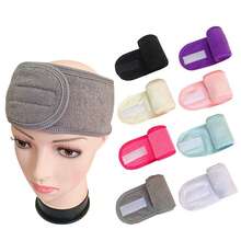 Solid Color Casual Polyester Headband, Suitable For Daily Wear Women Hair Accessories Elegant Hair Band Spa Facial Washing Head Scarf Bath Makeup Sweatband - Multicolor - View 3