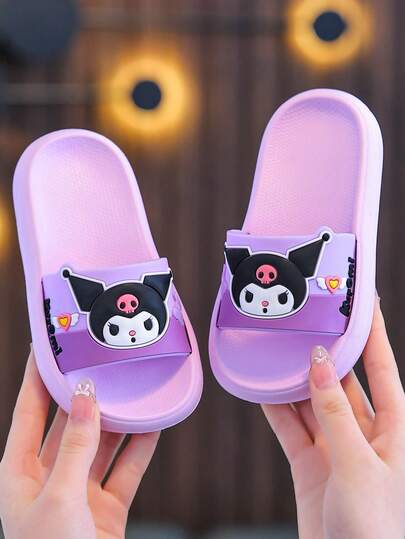 Sanrio Kids Fashion Foam Slippers EVA Soft Bottom Girls Cartoon Stylish Bedroom Slippers Bathroom Slippers Baby Shoes