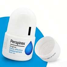 Desodorante antitranspirante roll-on unisex, refrescante, fórmula antitranspirante de larga duración y cómoda, protección contra el olor durante 48 horas, natural y suave, no irritante, diseño roll-on portátil. - Azul y blanco - Ver 8