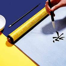 Flylin - Pao de caligrafa china reutilizable, herramienta de prctica de caligrafa mgica, papel de pintura de agua diez mil veces para escribir en casa y escuela (gris)