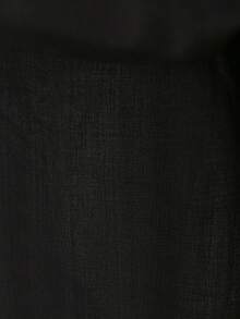 Young Girls' Long Sleeve Sequin Embroidered Mesh Elastic Elegant Holiday Party Princess Dress, Suitable For Formal Dinners And Family Gatherings, Fabric And Pattern Randomly Cut, Headband Not Included - Black - View 11