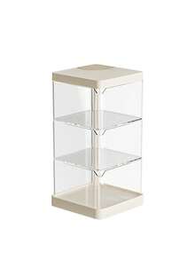 新款旋转化妆海绵收纳盒，防尘化妆粉扑展示架，多层化妆刷收纳 - 彩色 - 查看 6