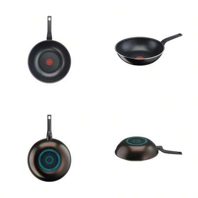 Easy Cook And Clean B5541902 Wok Pan 28 Cm Non-Stick Suitable For All Heat Sources Except Induction