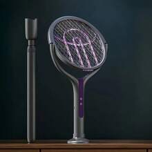 多功能二合一灭蚊灯，角度可伸缩，USB充电，1200mAh电池 - 彩色 - 查看 10