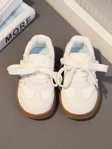 Girls' Casual Sports Shoes, Princess Style Soft Bottom Toddler Shoes, Spring/Autumn - Beige - View 3