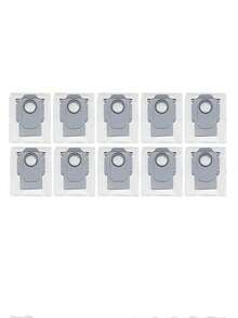 5/10pcs Non-Woven Dust Bags Compatible With Roborock P10 P20 Q RevoV20 S8 Robot Vacuum Cleaner - White - View 7
