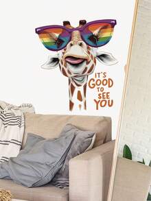 1pc/3pcs Removable PVC Wall Stickers, Cartoon Cat, Giraffe, Panda Climbing Tree, Decor For Kids Room, Nursery, Suitable For Bedroom, Living Room, Study, Dining Room, Bathroom, Home Wall Decoration - Multicolor - View 15