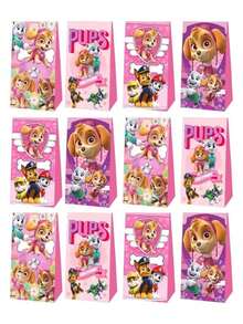 12pcs Paw Patrol Themed Party Candy Bags, Gift Bags, Favor Bags, Treat Bags - Multicolor - View 7