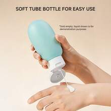 Living And Home 11-Piece Travel Bottle Set - Leakproof Portable Toiletry Kit With Funnel & Labels - Yellow + Pink + Blue - View 5