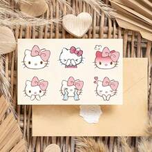 Sanrio 50 Pcs/Set Girlish Pink Kitten Cartoon Stickers - Cute Graffiti Embellishments For DIY Projects On Water Bottles, Notebooks & Electronics - 50PCS - View 6