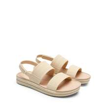Women Water Sandals Comfortable Flat Sandals Beach Platform Dressy Summer Casual Walking Shoes - Màu be - Xem 7