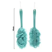 Back Scrubber For Shower Loofah On A Stick As Shower Brush Exfoliating Body With Long Handle Loofah Sponge Mens Loofah Bathing Accessories For Women 2Pack Blue (2Pack Blue) - Pink White and Green - View 2