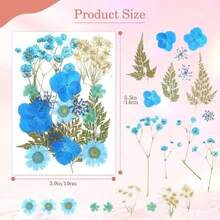 Flores Prensadas Secas para Resina, 5 Bolsas de 100 Piezas de Flores Prensadas, 5 Temas de Colores, Flores Secas para Arte de Uñas, Resina, Diseño de Joyería de (Tipo 6),37627808 - Rosado Sandía - Ver 5