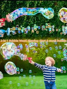 Kids Electric Bubble Machine - Handheld Automatic Bubble Blower Plastic Toy, Suitable For Indoor/Outdoor Party Play, Also A Great Birthday Gift For Family & Friends (Batteries Not Included), Girls Toys, Boys Toys, Party Games, Wedding Bubbles, Bubble Gun, Mother's Day - Bubble Machine - View 8