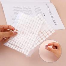 200pcs Double-Sided Sticky Dot Stickers, Oval Removable Sticky Tack, Waterproof Adhesive Dot Stickers Poster Tack For Wall Hanging Festival Decorations- Clear  Double Sided Nail Sticky Tack, Clear Nails Stand Sticky Tabs No Trace Poster Stickers For Festival Decoration Sticky Dot - 雙面膠200PCS - 查看 8