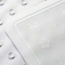 Bath Bliss - Alfombrilla de bao Grande en Color Blanco - como se muestra en la figura - Ver 6