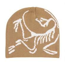 1pc Of Personalized Bird Pattern Jacquard Knitted Hats, Fashionable Neutral Leisure Bicycle Caps, Acrylic Leisure Caps, Suitable For All Seasons, Jacquard Knitted Edgeless Brimless Caps For Winter Equipment, Special Holiday Gifts For Families - Multicolor - View 10