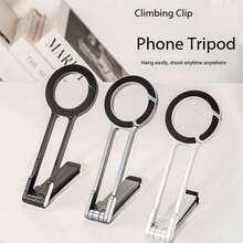 Novo suporte magnético para celular com clipe, ideal para caminhadas, tripé multifuncional e portátil para fotografia e transmissões ao vivo ao ar livre. - Multicolorido - Ver 1