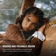 Marshall Tai nghe không dây Major V, thời lượng pin 100 giờ, Bluetooth 5.2, thiết kế rock cổ điển được nâng cấp, có thể gập lại, đệm tai bằng mút hoạt tính, chế độ kép có dây/không dây, kết nối đa điểm, phù hợp cho du lịch, đi lại và nghe nhạc. - màu nâu - Xem 8