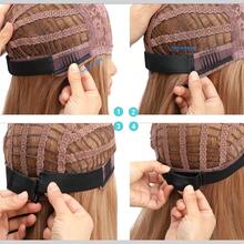 Bộ 12/10/5/3/2/1 dây thun đen điều chỉnh được, thích hợp cho tóc giả, dây đeo điều chỉnh, dụng cụ làm tóc giả, phụ kiện mũ đội tóc giả. - màu đen - Xem 6