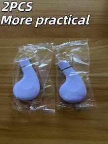 1-2pcs Non-Electric Gentle Facial Pore Cleansing & Blackhead Remover Tool, Helps Smooth & Refine Skin, Practical Makeup Remover Tool Suitable For All Genders, Textured Surface Design, Ergonomic, Durable & Anti-Slip Blackhead Extractor, Deep Cleansing, Multi-Functional Exfoliating Beauty Tool - Multicolor - View 14