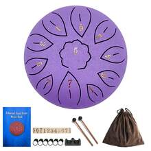 6英寸11音C大调钢舌鼓，空灵疗愈鼓，打击乐器 - 彩色 - 查看 7