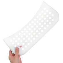 ASDF-Hemobllo Replacement Backrest For Kitchen Chair Plástico Resistente Soporte Estético para Sillas de Comedor Repuesto Fácil de Instalar para Uso Diario y Oficina - Blanco - Ver 5