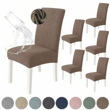 Chair Covers - Marron clair Marrón Claro - Voir 11