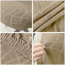 6 Pzas cubiertas de silla resistentes a salpicaduras en unicolor,Elástica Protectora De Silla Comedor Removible.cubierta moderna para silla de comedor de poliéster elástico, La cubierta de la silla es adecuada para la mayoría de las sillas, y la tela de alta elasticidad puede adaptarse a su silla muy bien y hacer que su silla se vea más fresca. La cubierta de la silla de comedor puede transformar su vieja silla en una nueva, actualizar su decoración interior, extender la vida útil de la silla y ahorrar su dinero. Las fundas decorativas para sillas se pueden utilizar en salones, banquetes de boda, hoteles, conferencias, celebraciones, ceremonias, restaurantes, etc.todas las estaciones. - Caqui - Ver 9