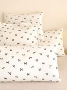 Vỏ gối mềm mại, chất liệu microfiber tốt nhất và giá rẻ - Vỏ gối chống dị ứng và thoáng khí, kích thước lớn, dài, tiêu chuẩn, cỡ Queen, Twin, Single, Double, Full, King, Body, European và Square, hoàn hảo cho bộ ga trải giường mọi mùa. - Màu trắng kem - Xem 5