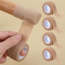 4 Pack Tapes Chair Leg Floor Protectors, Self Adhesive Anti Slip Furniture Pads Tape Roll 1" X 177", Suitable For Different Furniture Legs Hardwood Floor Table Couch (Black/Multi-Coloured) - 彩色 - 查看 11