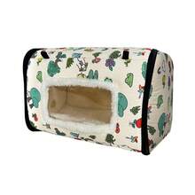 温暖的鹦鹉鸟越冬巢，加厚绒面巢床 - 彩色 - 查看 8