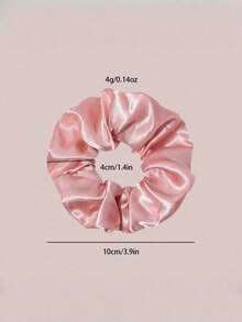 36/24/12/6-Pack Bohemian Elegant Minimalist Shiny Satin Scrunchies/Headbands For Women, Bun Hairbands, Hair Protection , Fashionable Silk-Like Colorful Satin Hair Accessories Set, Ladies Pink Tone Hair Scrunchies Casual Hair Accessories, Suitable For Daily Outfits, Stretchable Hairbands For Ponytails And Hairstyles - Nhiều màu - Xem 2