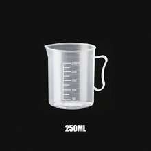 20毫升/30毫升/50毫升/250毫升/500毫升/1000毫升透明塑料刻度量杯，适用于烘焙、测量、液体计量、容器、厨房工具、珠宝制作 - 彩色 - 查看 14