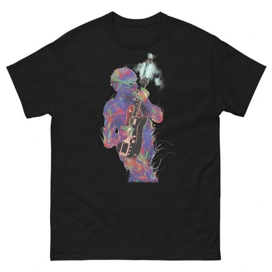 Muse Matt Bellamy Connectomes Design T-Shirt - 黑色 - 查看 1