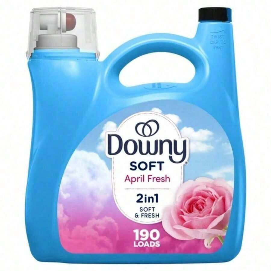 Downy April Fresh HE Liquid Fabric Softener - Long-Lasting Freshness For Laundry, Compatible With HE Washing Machines, Ideal For Families, Renters & Laundry Room Enthusiasts - 藍色 - 查看 1