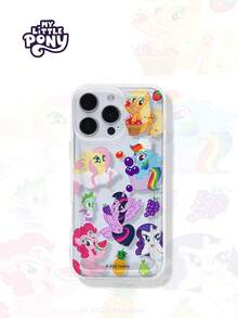 MY LITTLE PONY Official Genuine Cartoon Girly Phone Case, Card Holder Phone Case, Compatible With Apple 17, 17 Air, 17 Pro, 17 Pro Max, 11, 12, 13, 14, 15, 16 Pro, 16 Pro Max, 14 Plus, 15 Plus, 16 Plus, 15 Pro Max, 16 Pro, 16 Pro Max, XR, XS Max - Clear - View 1