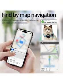 1 buah Pelacak GPS Pintar Anti-Hilang - Bersertifikasi MFi, Pelacakan Waktu Nyata, Tidak Perlu Instalasi, Cocok untuk Hewan Peliharaan, Tas, Koper, Sepeda, Mobil, Kompatibel dengan Aplikasi "Temukan Saya", Anti-Hilang Tanpa Khawatir - Hitam - View 6