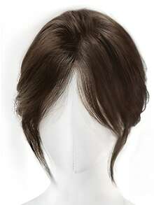 10 Inch Bangs Wig For Women, Natural Hairline Wispy Bangs Synthetic Hair Extensions, Fluffy Fringe Hairpiece - Multicolor - View 12