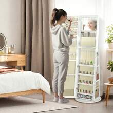 Jewelry Cabinet - White - View 6