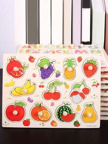 Enhanced Thematic Education Geometric Puzzle Board, A Fun And Affordable Handheld Puzzle Development Tool. This Toy Helps With Shape Matching Training And Improves Hand-Eye Coordination, Making It Very Suitable For Boys And Girls To Use During The Back-To-School Season. - Multicolor - View 3