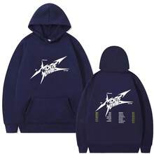 sweat-shirt à capuche pour hommes et femmes de la tournée en direct P1Harmony Live Tour 2025, mode Kpop, sweat-shirt à capuche, unisexe, pull oversize casual - Gris pâle - Voir 12