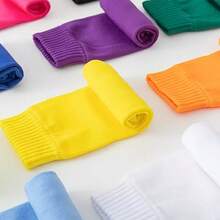 High-Elasticity Leg Support Footless Calf Socks For Football Basketball And Running - Multicolor - View 8