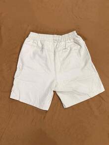 Cargo Shorts With Elastic Waistband, Direct From The Factory. - 奶油 - 查看 3