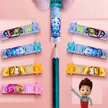 Bộ 1/4 nắp đậy bút chì hình nhân vật hoạt hình Paw Patrol, giá cả phải chăng, gồm Rubble, Chase, Rocky, Zuma, Skye, Everest, Tracker, Tuck, Ella, Rex, WildCat, Liberty - những chiếc nắp bảo vệ và kéo dài bút chì hình chú chó đáng yêu. Không còn lo lắng về việc bút chì bị gãy, ngăn ngừa vết bẩn bám vào hộp bút. - Nhiều màu - Xem 3